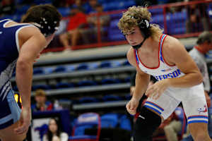 Sammy Brown is a 5-star linebacker prospect with a wrestling background.